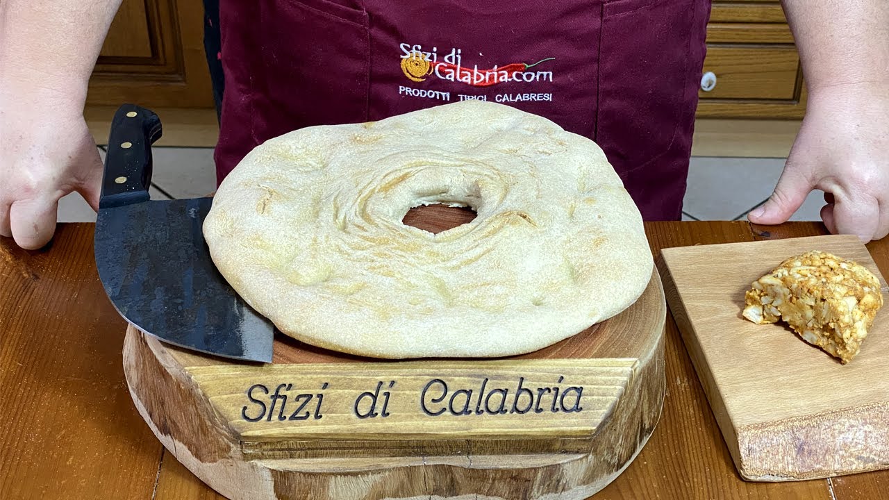Pitta Calabrese Originale con Lievito Madre -  Ricetta Completa Passo Passo