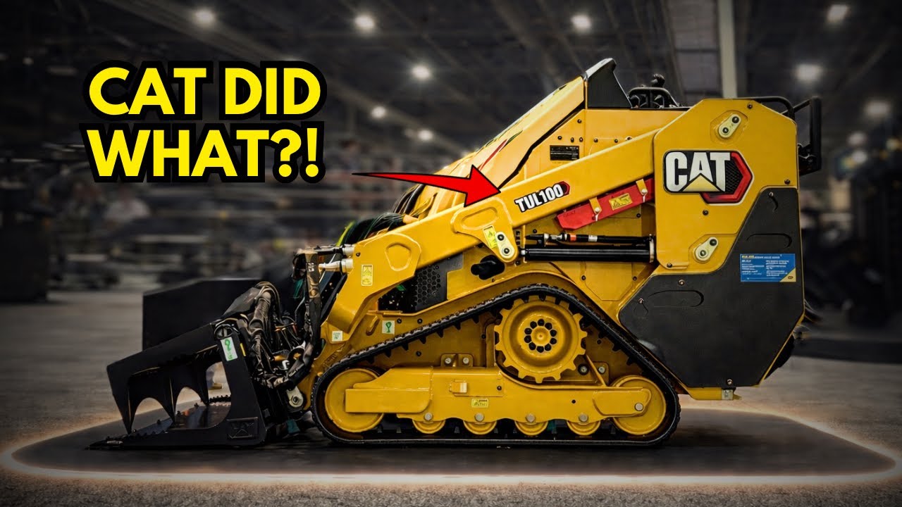 Компания Caterpillar наконец-то выпустила мини-погрузчик с бортовым поворотом… Первый взгляд на T...