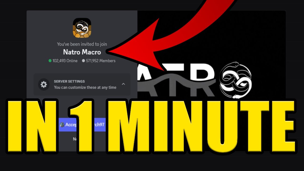 HOW to JOIN NATRO MACRO DISCORD SERVER ✅PC & MOBILE✅