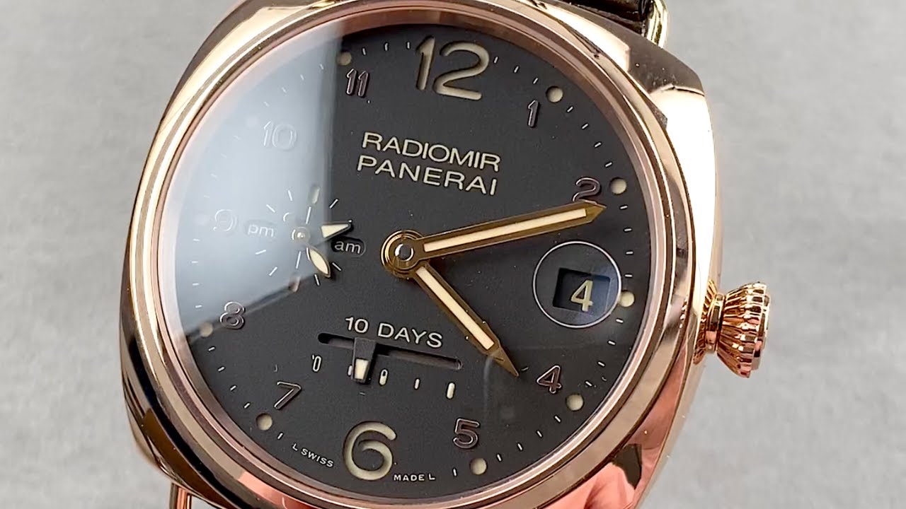 Panerai Radiomir 10 Days GMT Oro Rosso PAM00497 Watch Review