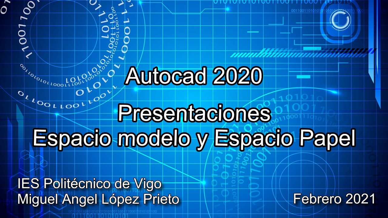 Presentaciones. Espacio modelo y espacio papel.