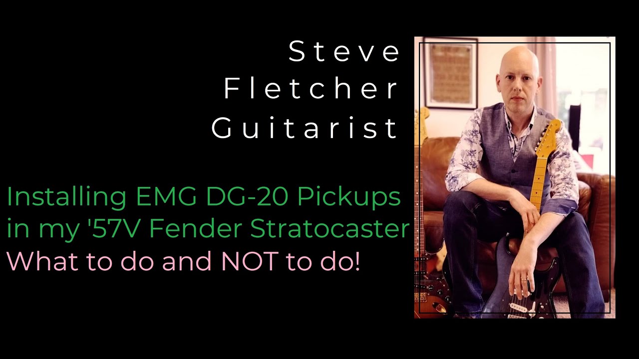 Установка звукоснимателей EMG DG20 в мой Fender Stratocaster 1957 года | Стив Флетчер | Гитарист