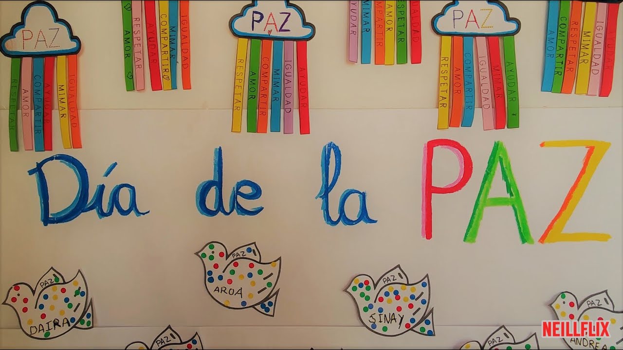 CEIP Neill Día de la Paz 2022 WE ARE HERE