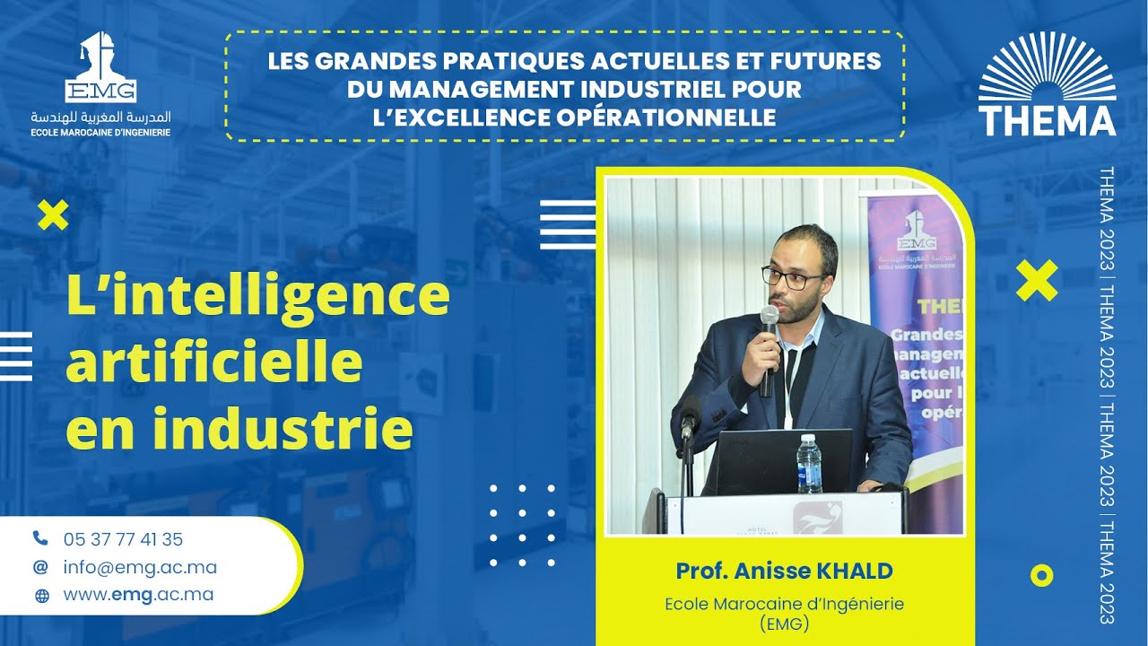 Anisse Khald - l'intelligence artificielle en industrie