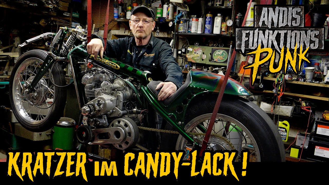Erste KRATZER im Candy-Lack | Norton Kompressor | Andi Feldmann