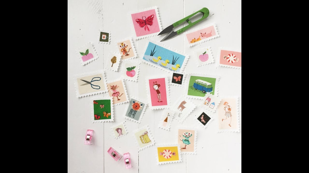 Tutorial: Turn tiny scraps into adorable fabric stamps