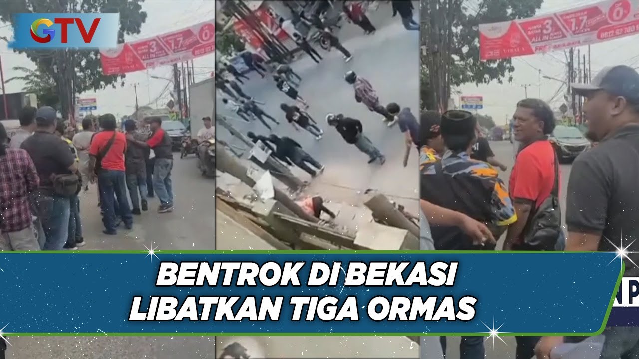 Ratusan Orang dari Ormas Terlibat Bentrok di Bekasi, Satu Orang Tewas - BIS 21/09