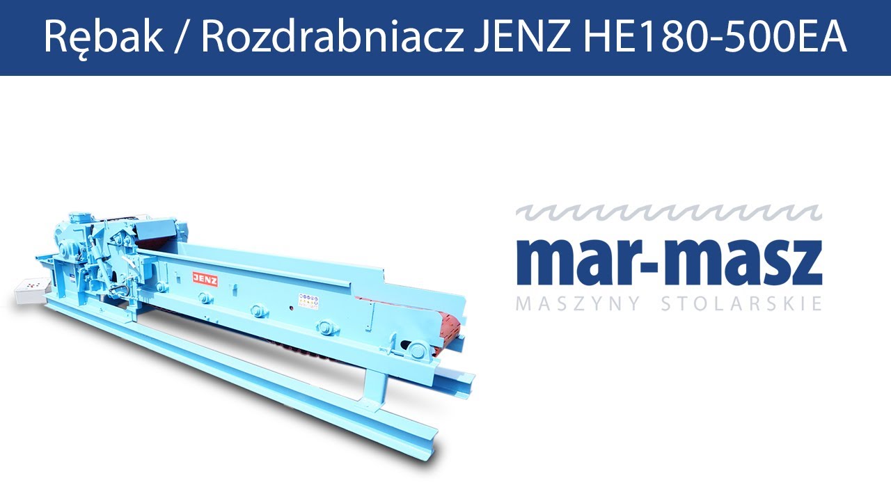 Rębak / Rozdrabniacz JENZ HE180-500EA - Mar-Masz | Woodworking Machines