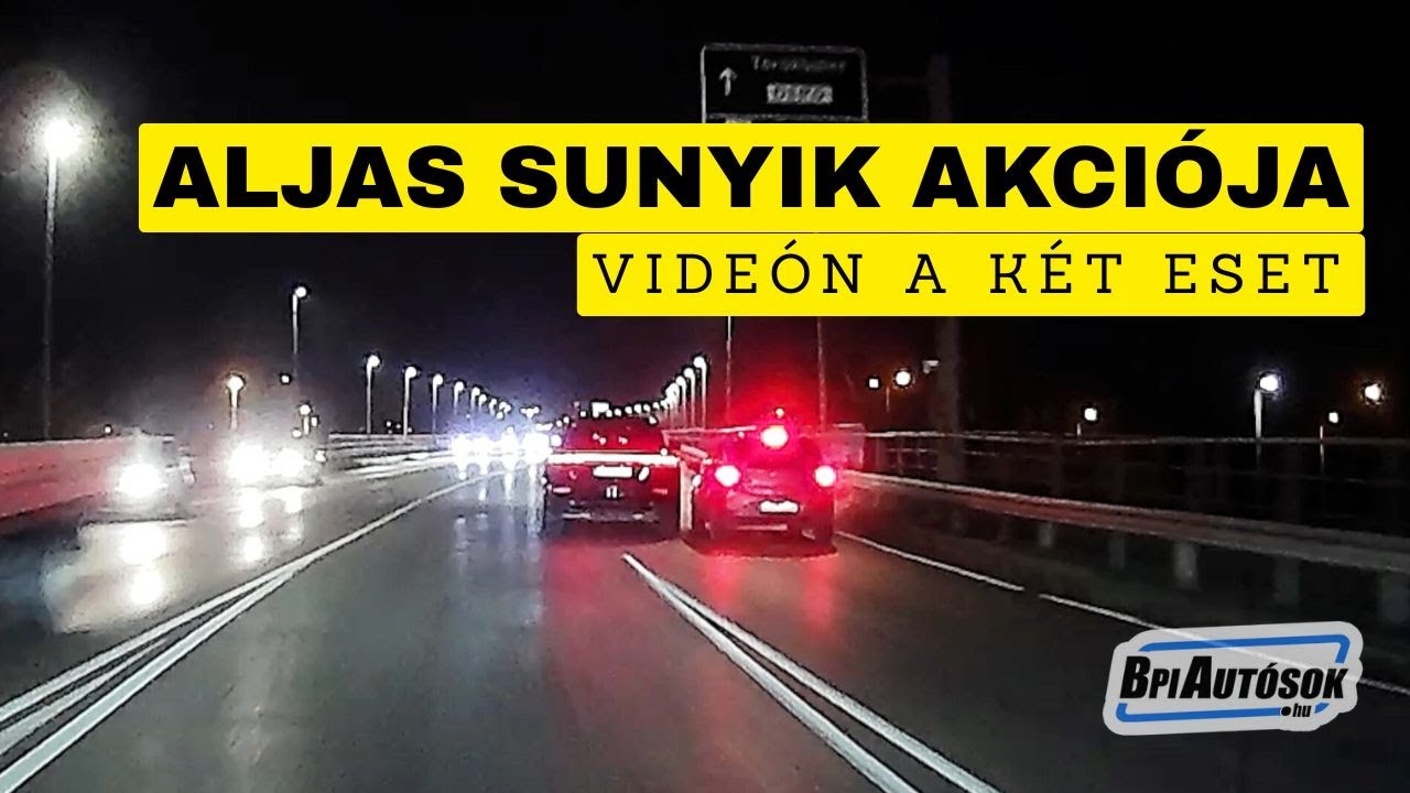 ALJAS SUNYIK AKCIÓJA – Videón a két eset