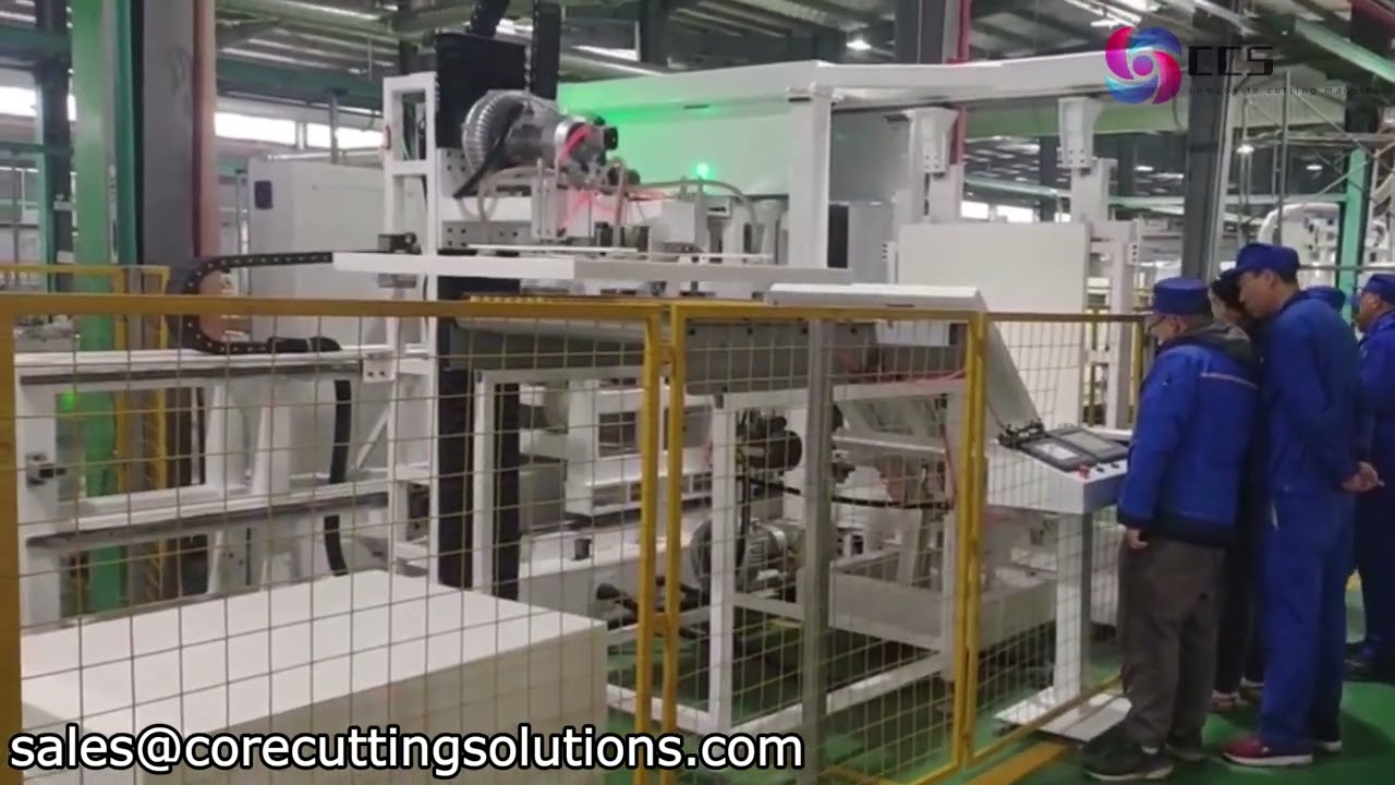 MFG Master&trade; PET Foam block welding machine(PET FOAM core sheets into one block)