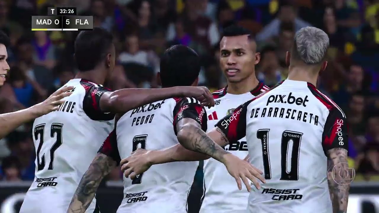 Que massacre foi esse? Flamengo aplica chocolate no Madureira! PES 2021