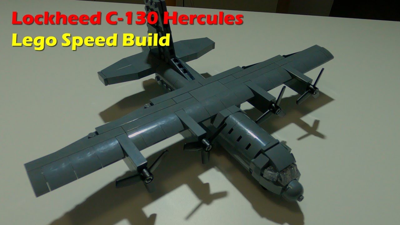 Lego Lockheed C-130 Hercules - Speed Build