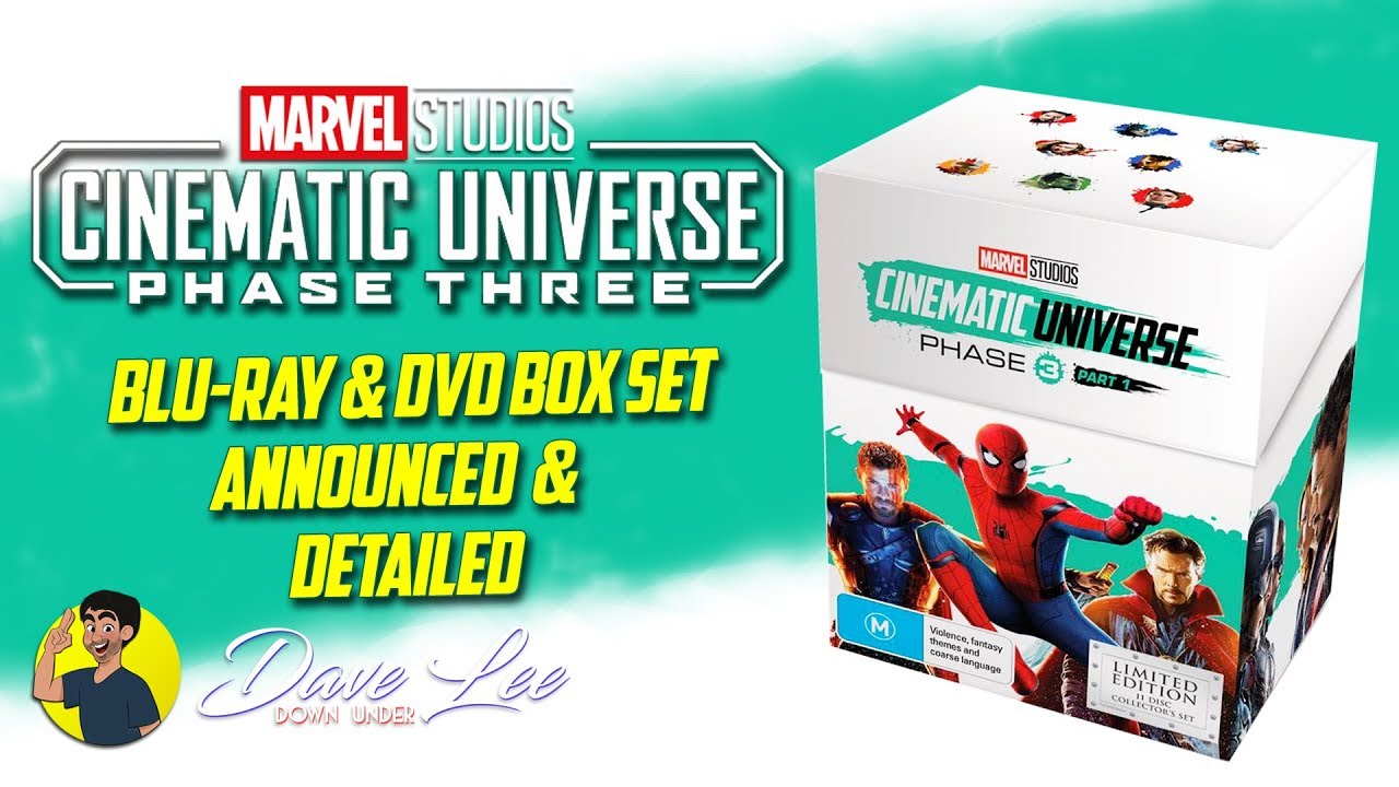 MARVEL CINEMATIC UNIVERSE: PHASE 3, PART 1 - Blu-ray, DVD Box Set Announced & Detailed