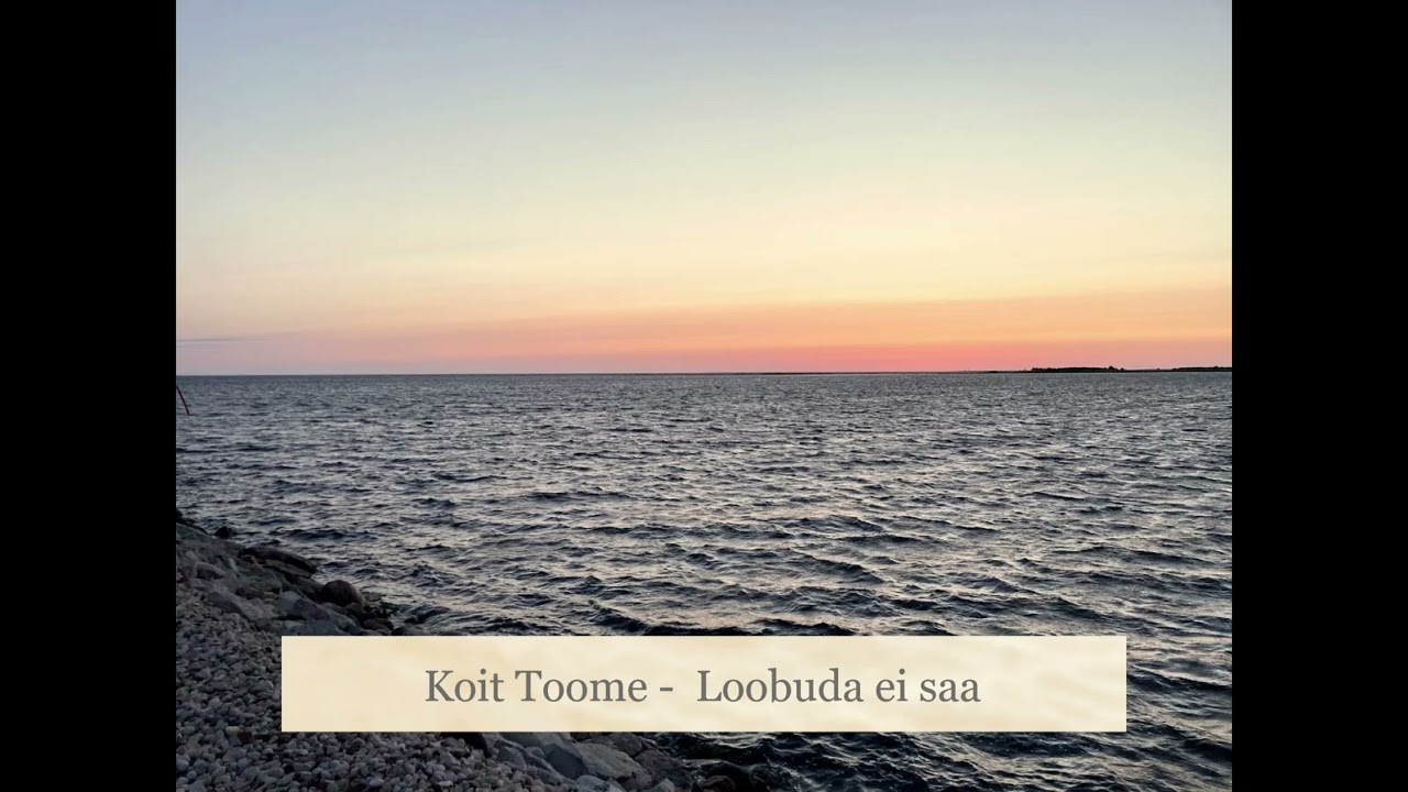 Koit Toome Loobuda ei saa