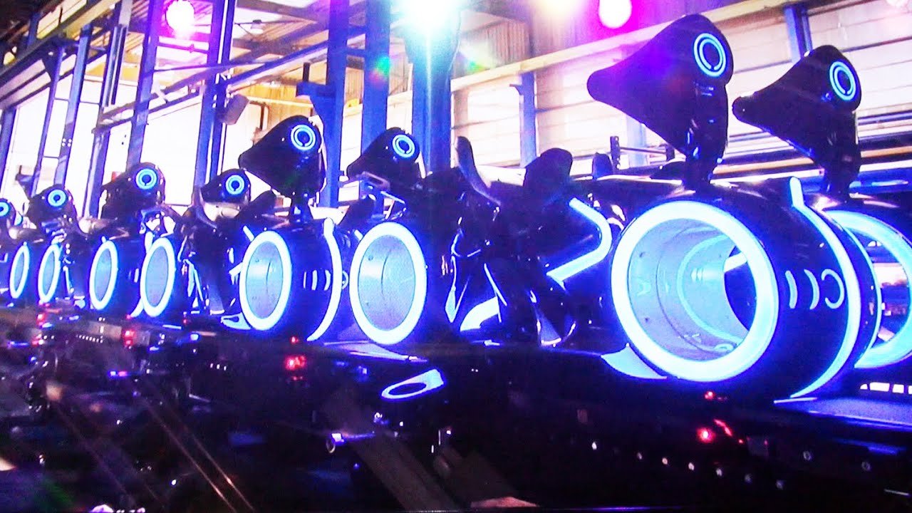 Shanghai Disneyland Tomorrowland, Tron Coaster, Jet Packs, Buzz, Ride Vehicle Design & Testing