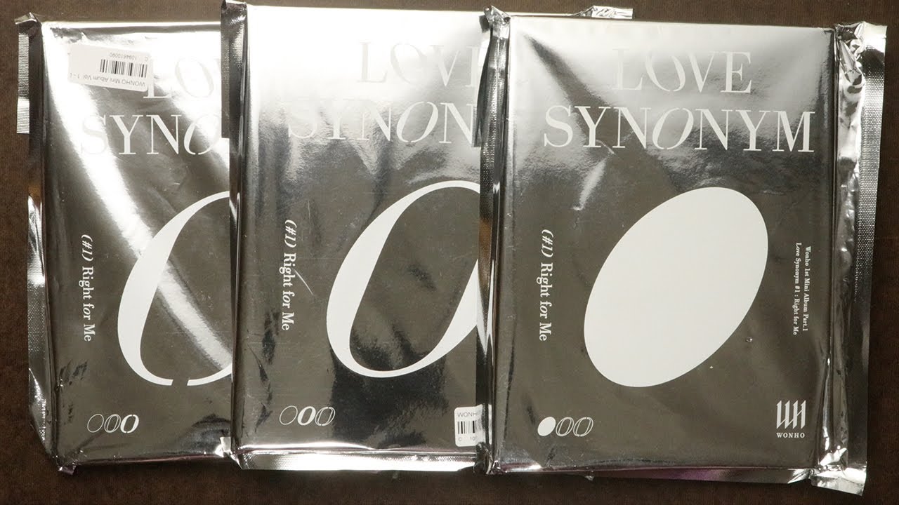 Unboxing | WONHO Mini Album Vol  1 - LOVE SYNONYM #1  Right for Me