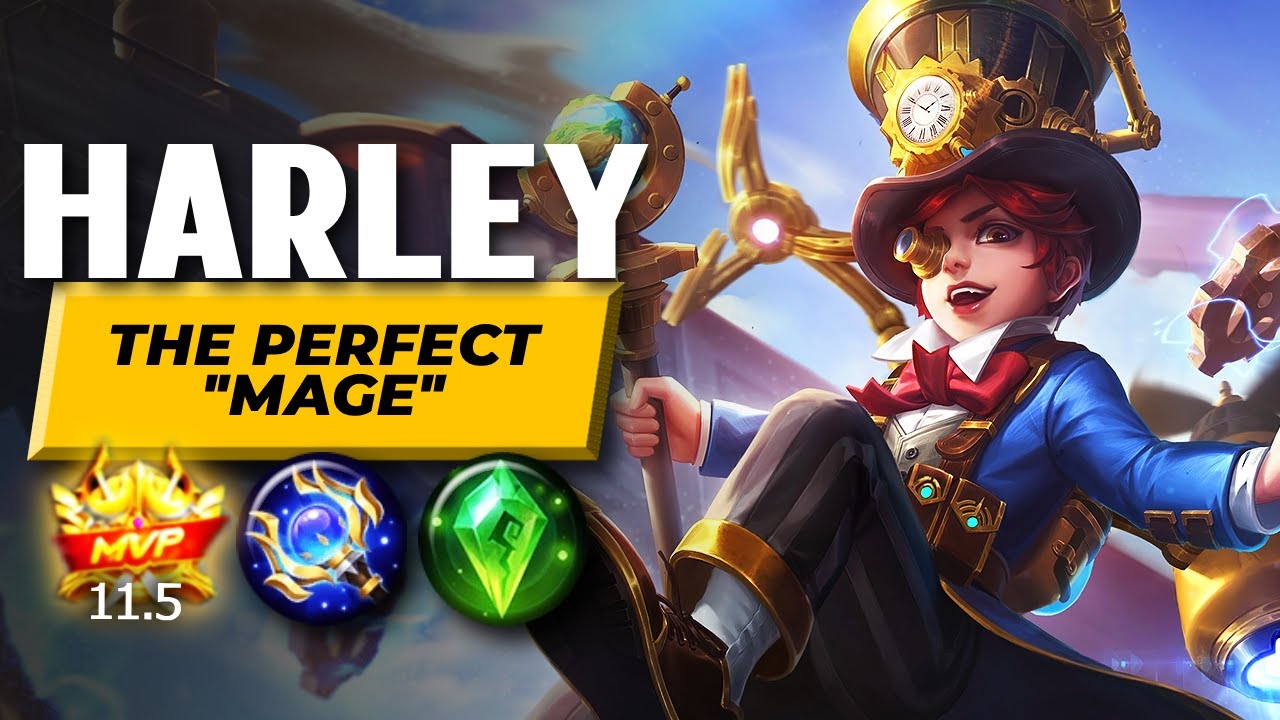 PERFECT Score Deadly Mid Lane Harley | Solo-Q HARLEY Build & Gameplay
