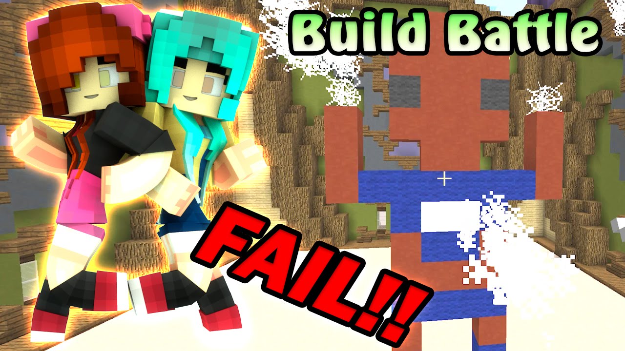 Build Battle FAIL with Jenny - Minecraft Hypixel Server Minigame