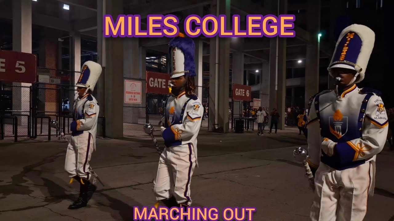 Miles College Marching Out 2025 Vs Tuskegee University @ Miles College High School Band Day