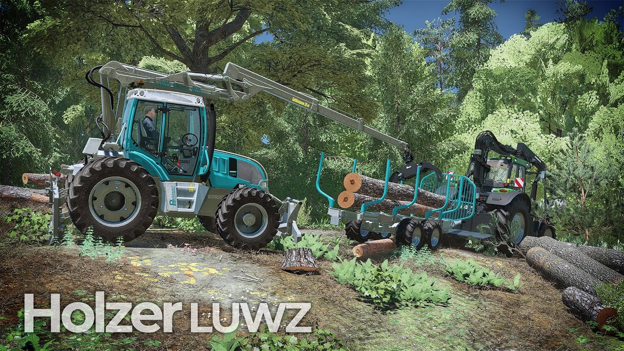 「 Holzer MAP」| LU WOHNZIMMER probiert sich im Forst 🪵🪓 | LS22