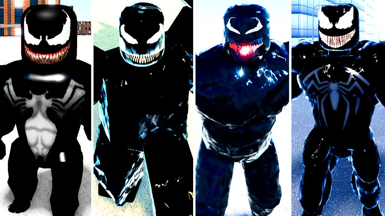 EVOLUÇÃO DO VENOM (SPIDER-MAN) NO ROBLOX! (All Available Characters in Roblox Venom)