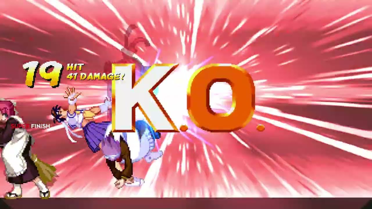 Hisui, Kohaku, Mech Hisui, and the fleet (Me) vs Sakura Kasugano
