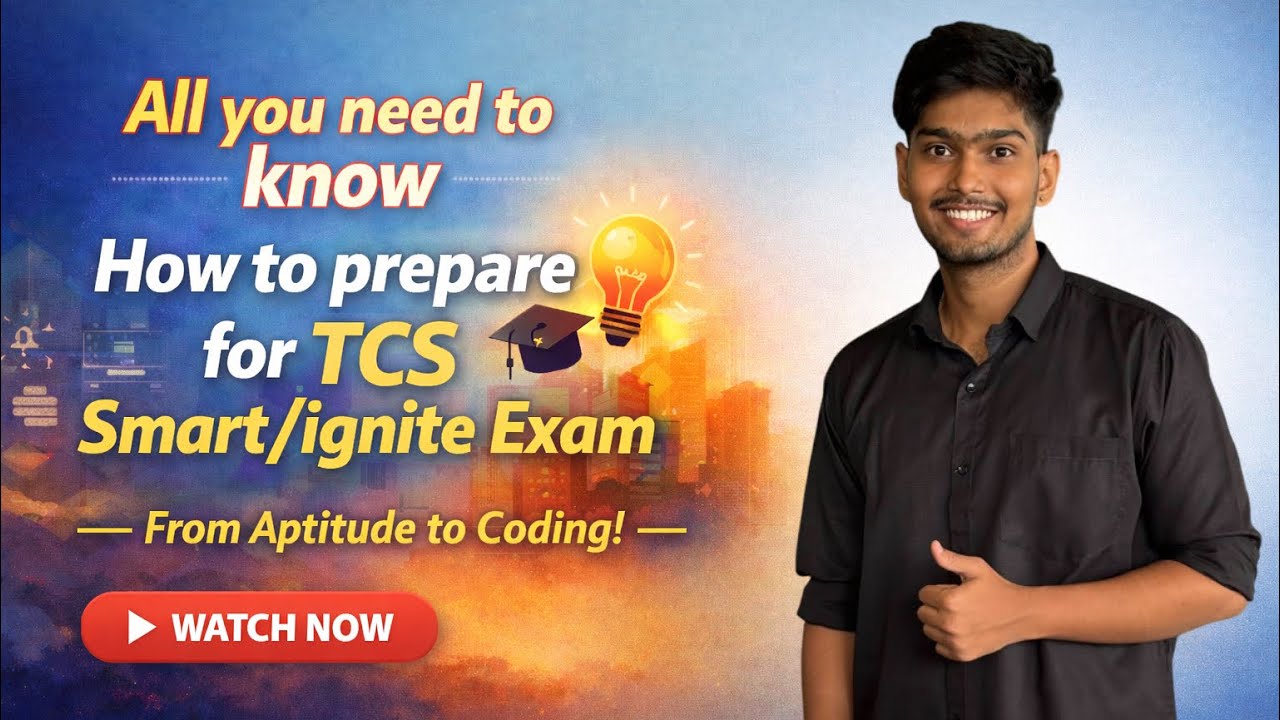 Crack TCS Smart & Ignite Exam🔥 | Preparation from Aptitude to Coding | All you need to know 😱 #tcs