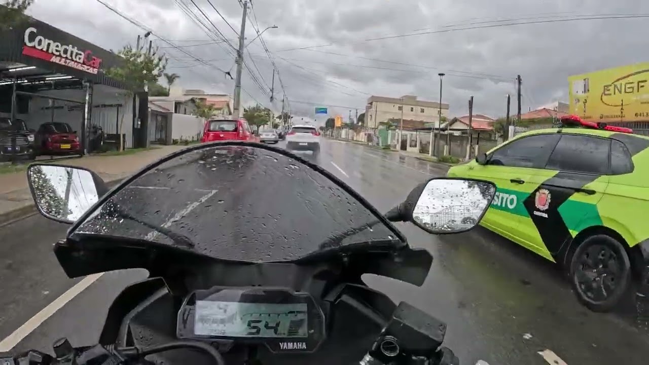 POV Rain Ride | Yamaha R15