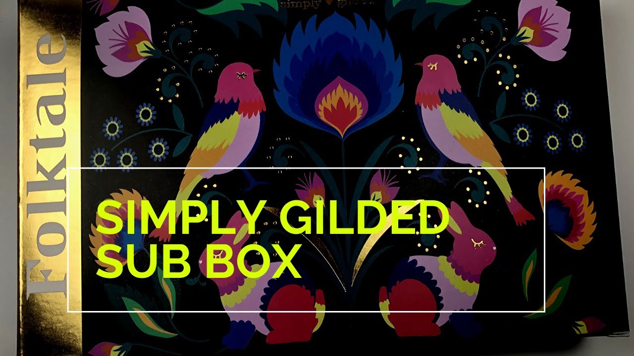 SIMPLY GILDED//OCTOBER BOX//FOLKTALE//UNBOXING#simplygilded #cutenesssquad #trickaplans #washi