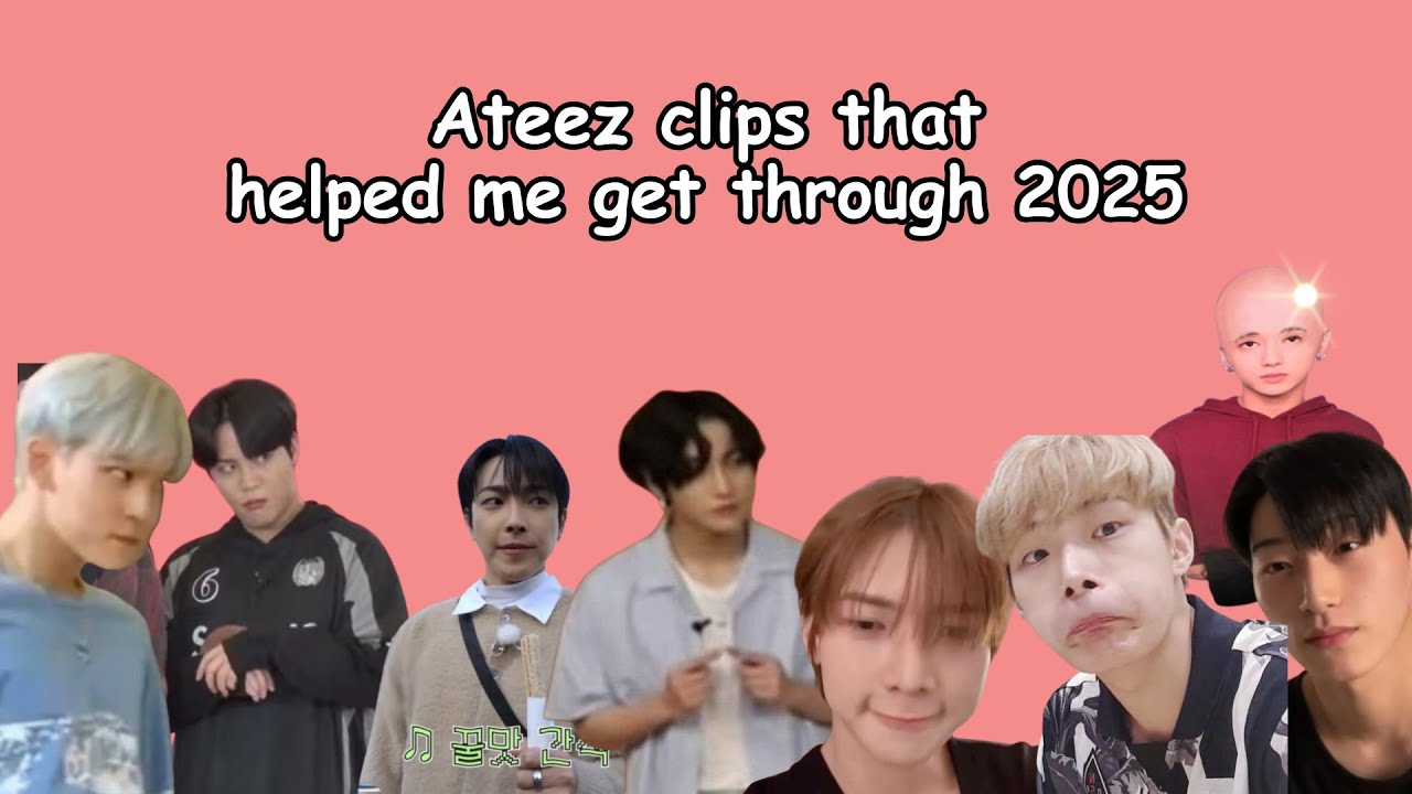 Ateez clips that helped me get through 2025