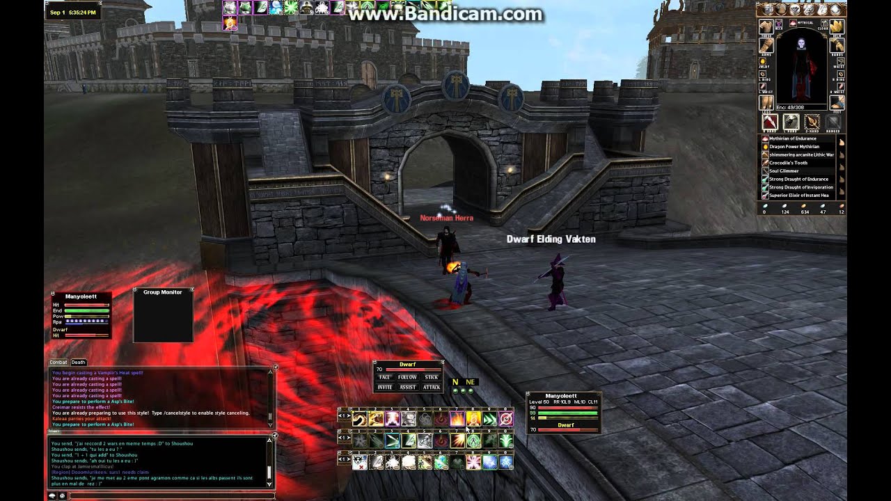 VID 057 - DAOC 1.114 - Manyoleett 10L9 Vampiir vs Kaleaa 4L Valkyrie + Creimar 11L Shadowblade