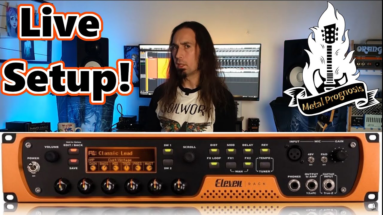 Eleven Rack Avid - How to use it live!