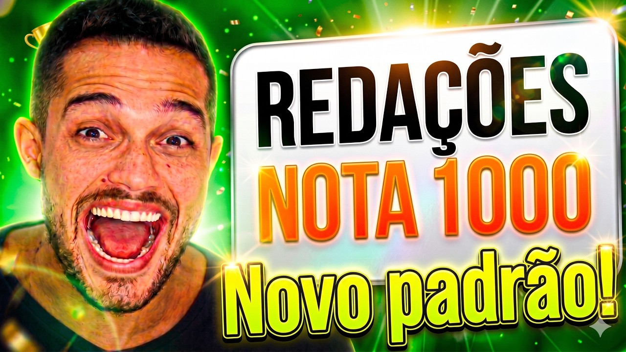 Novo PADR&Atilde;O da REDA&Ccedil;&Atilde;O NOTA 1000 (Copie antes que banalize!)