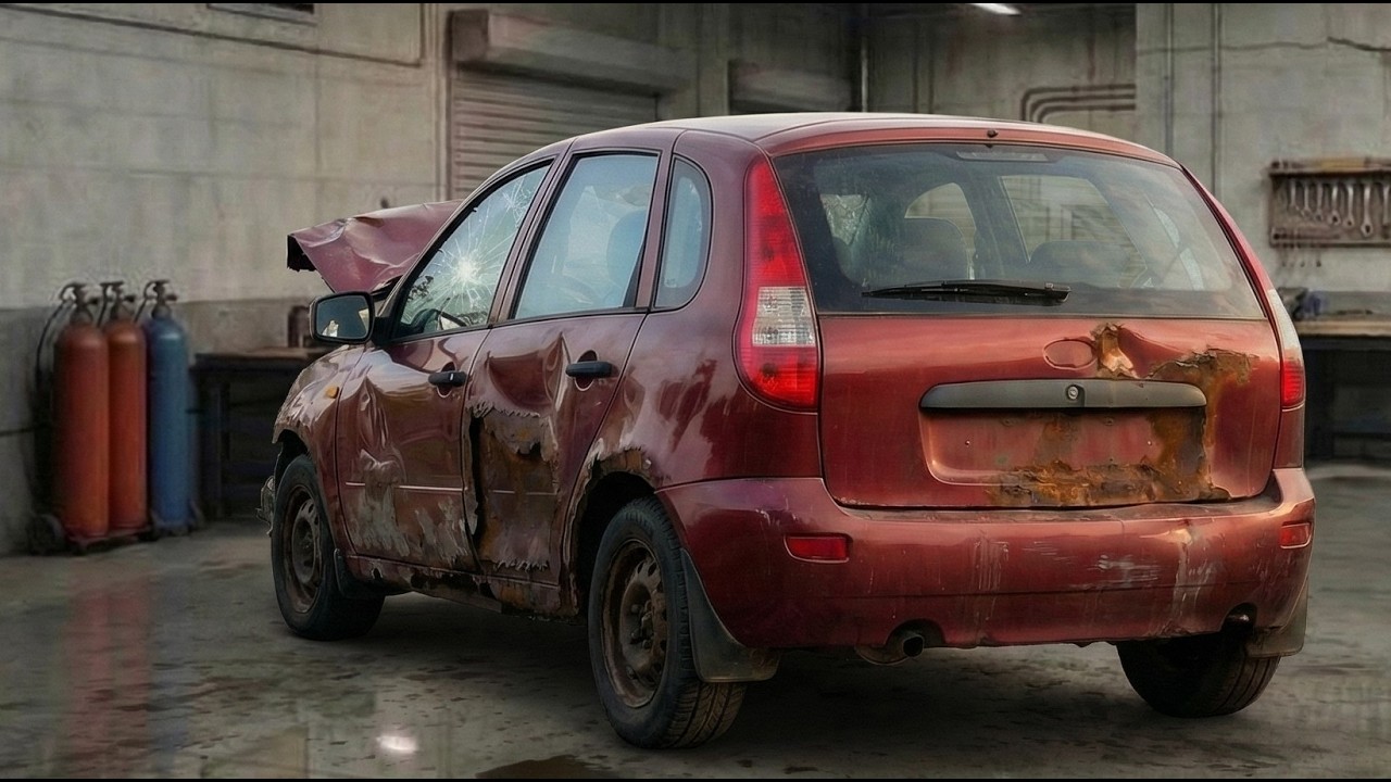 ASMR реставрация автомобиля: ЛАДА 