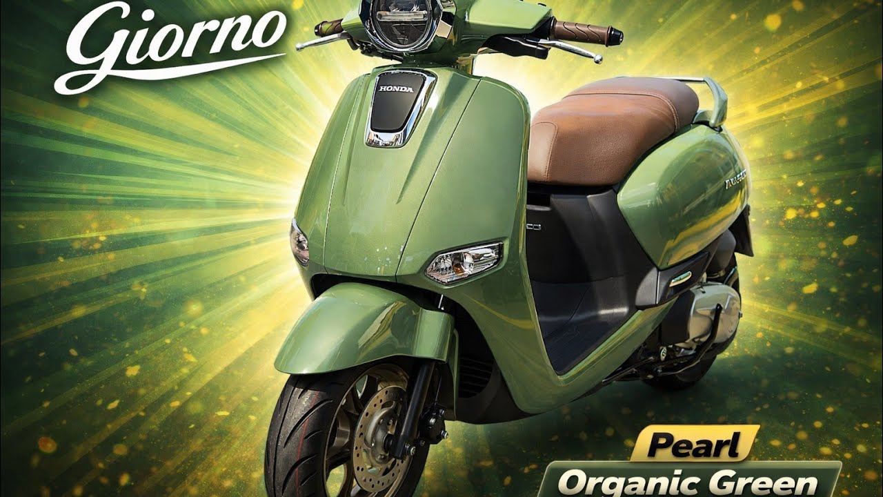 Latest Honda Giorno 125 Pearl Green #giorno #giorno2026 #hondagiorno #Giorno125 #HondaGiornov2 #G125