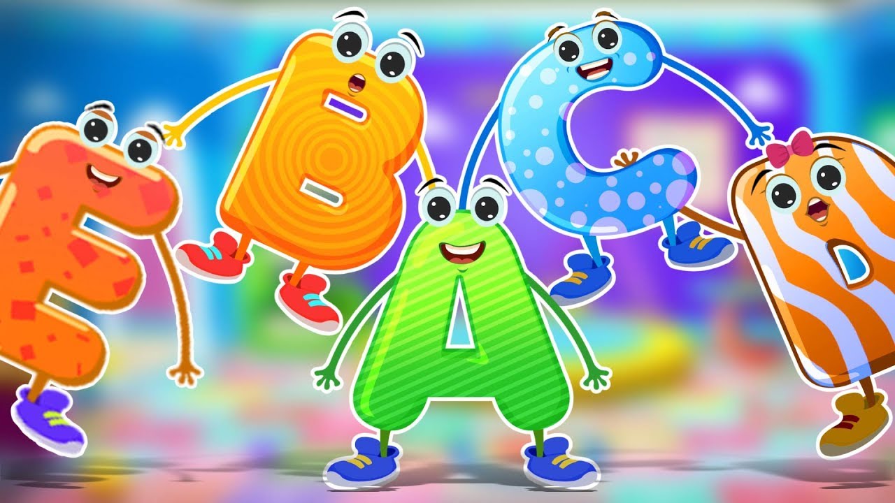 Five Little Alphabets | ABC Educational Video For Kids