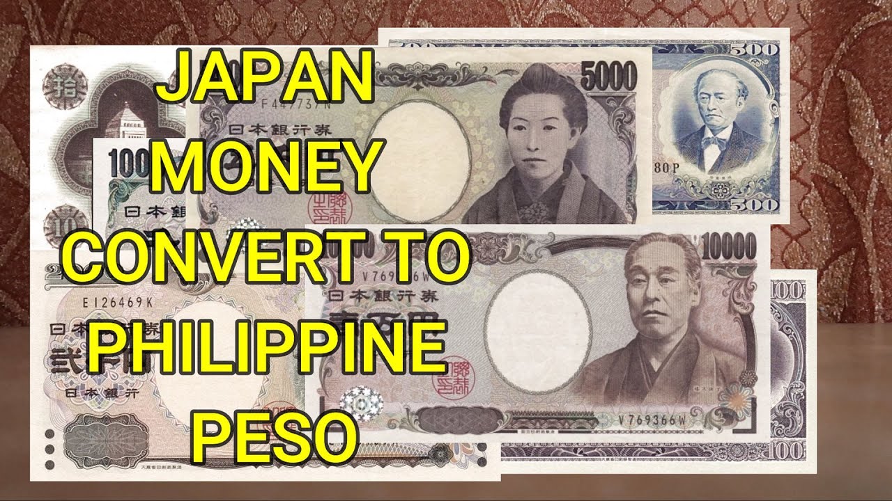 Японская иена к филиппинскому песо - Japan Money к филиппинскому песо - Japanese Philippine Money...