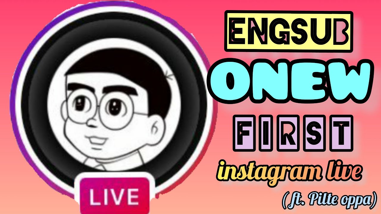 [ENGSUB] 211123 SHINee Onew first instagram live
