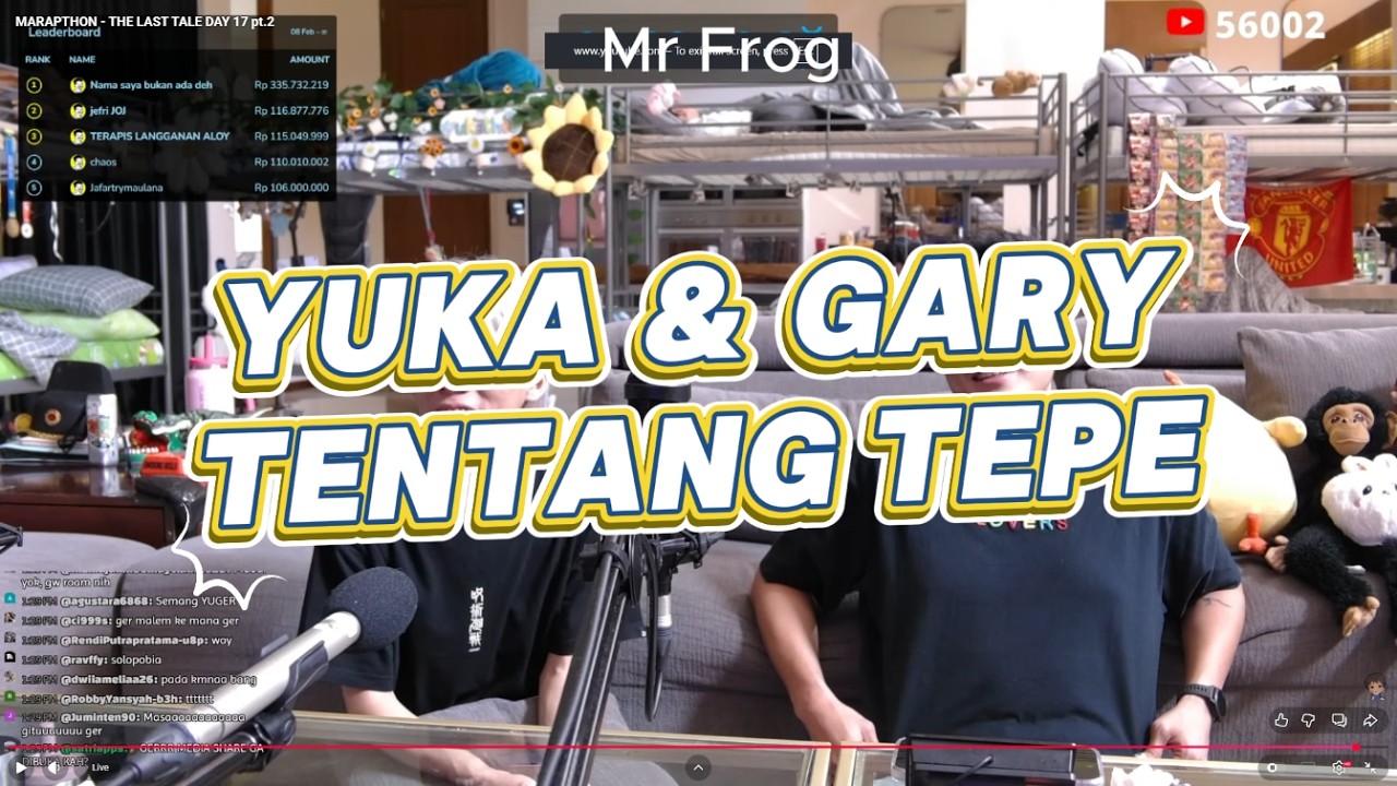 Curhat Yuka & Gary Tentang Tepe itu gimana #Maraphtonseason3 #Rapa #Aloy #Trending #Clips #yb
