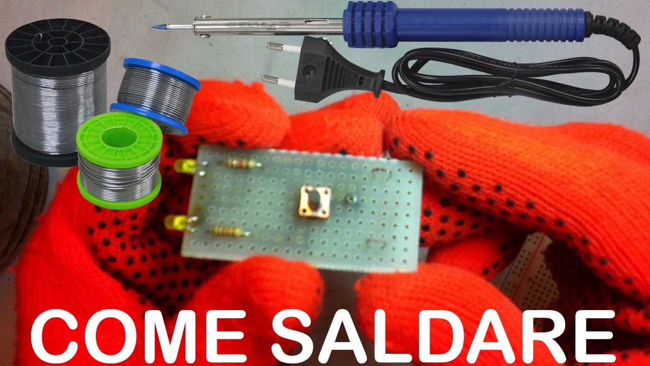 How to solder electronics
