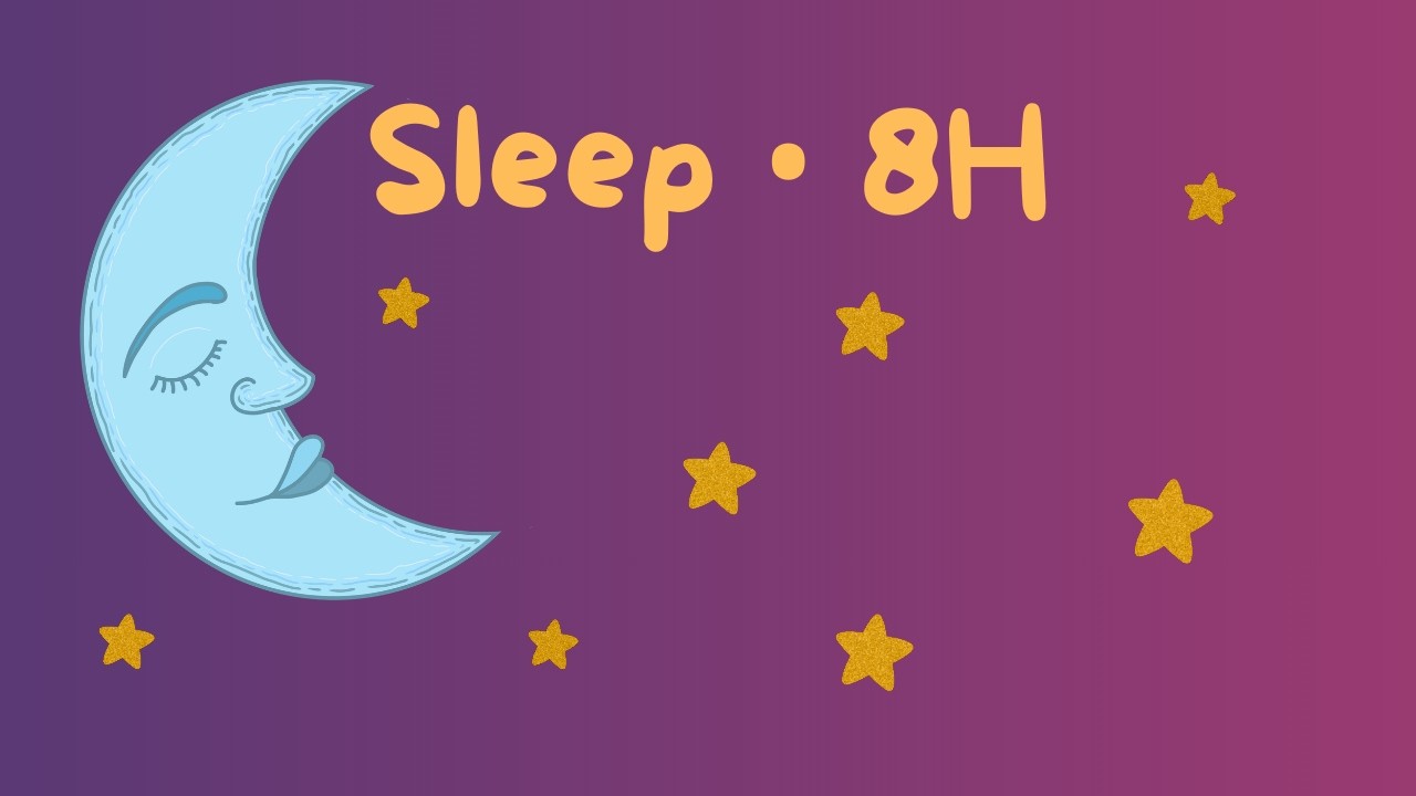 8 HOURS Sleep Stars ✨ Ultimate Baby Night Video | Low Stimulation