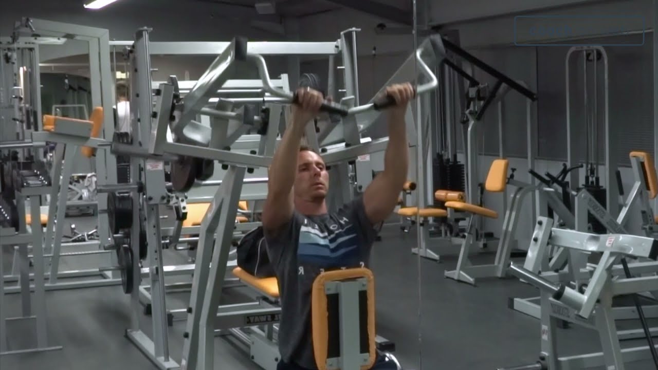 Tonifier le dos : tirage haut machine pronation