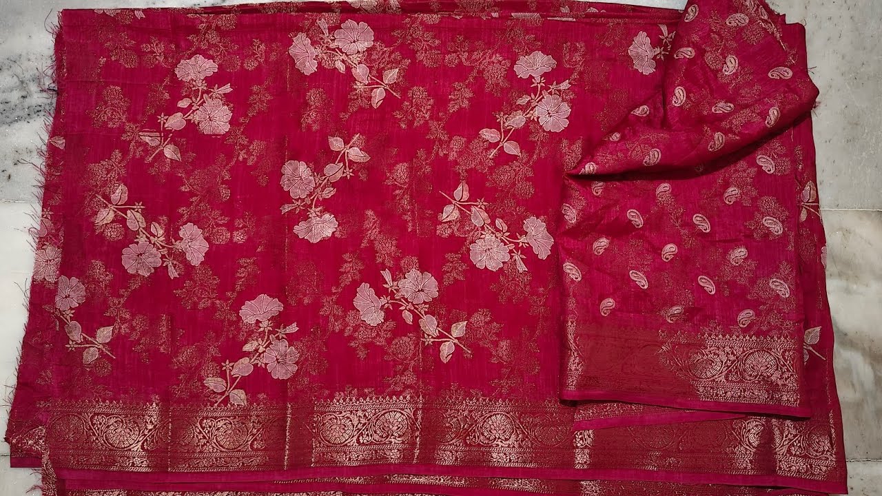 ❤️❤️#beautiful 2 cut piece sarees ₹270 #whatsapp 6305077202🛍️🛍️#onlineshopping #banarasisaree ❤️❤️