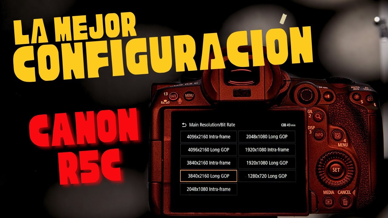 Canon R5C | La mejor configuración