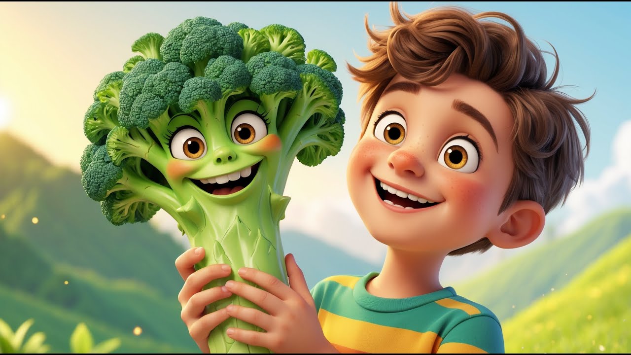 Moc Brokułów 🥦💚 Siła, zdrowie i zabawa 💪🍴 Piosenka dla dzieci 🎵👶