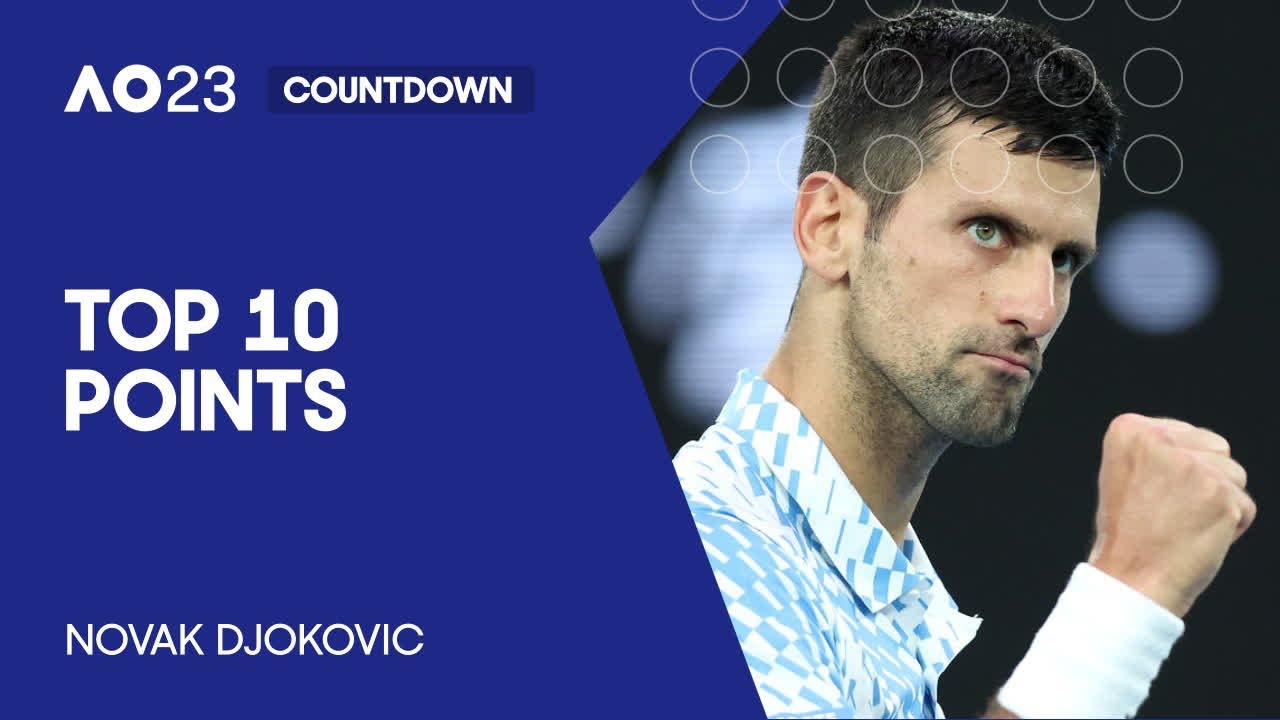 Novak Djokovic | Top 10 Points | Australian Open 2023