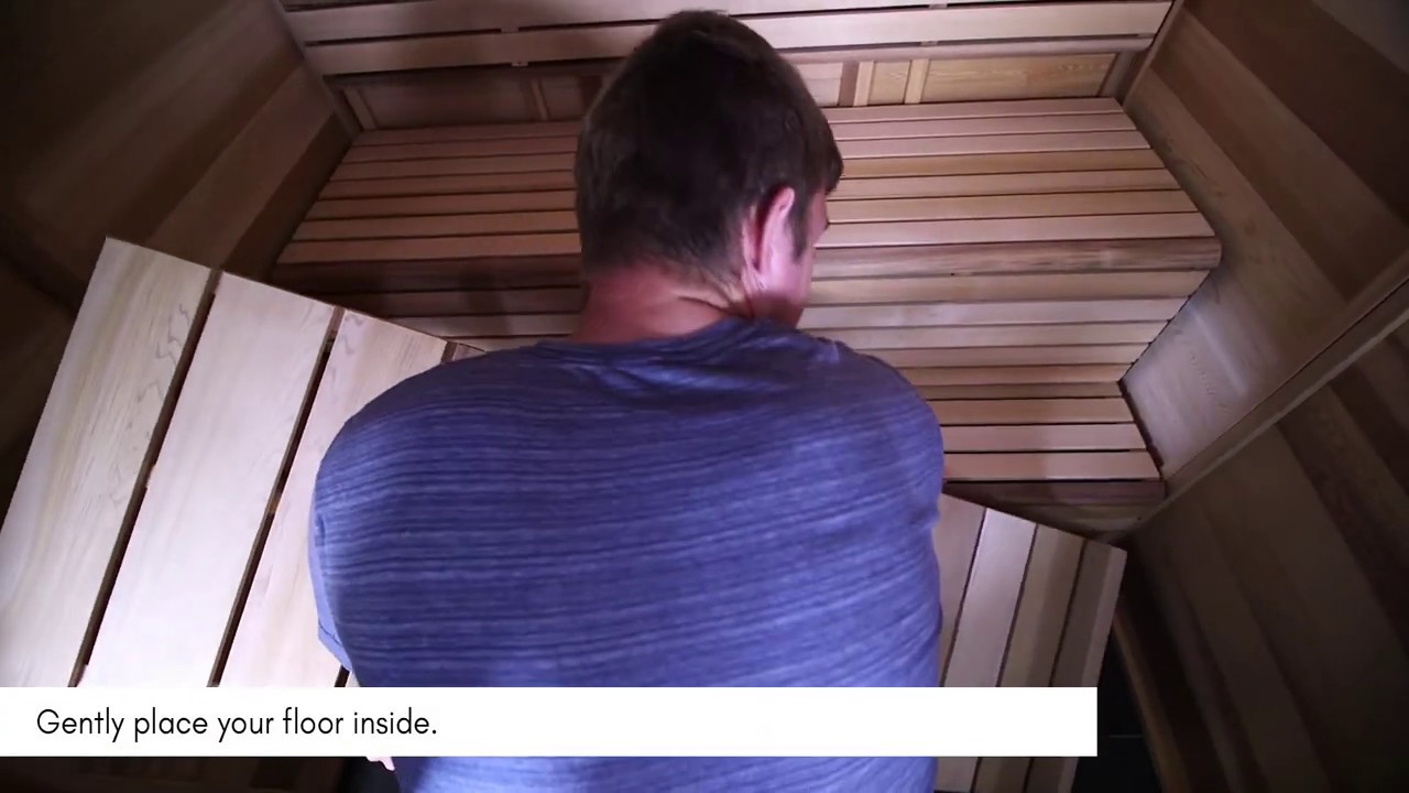 Pure Cube Indoor Sauna Model PU570 Assembly