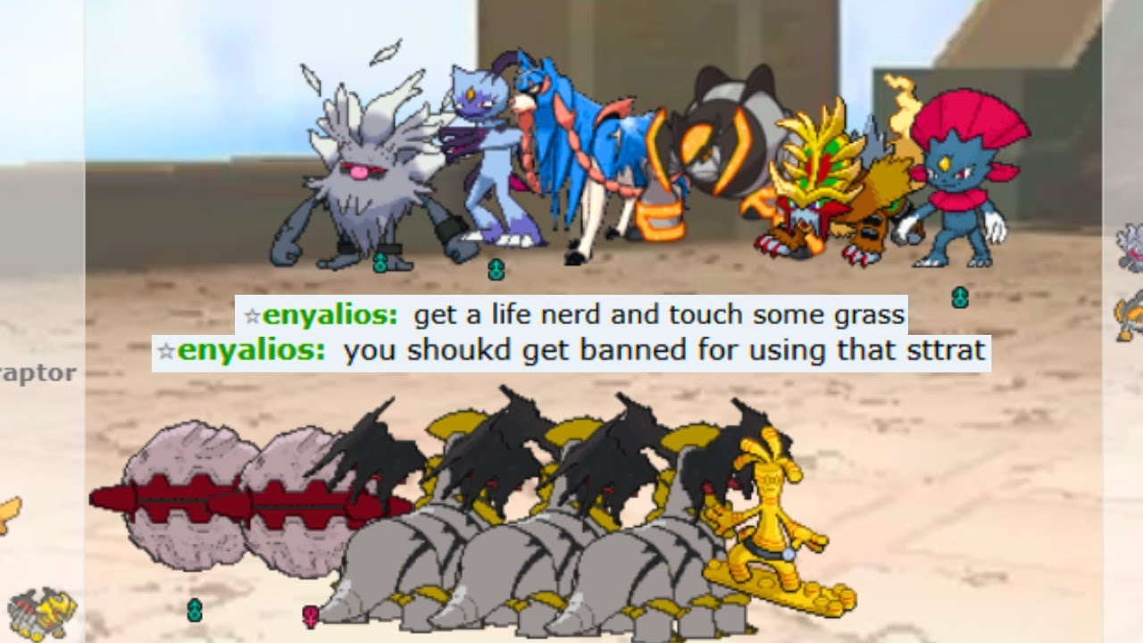 MOST ANNOYING TEAM MADE THIS NOOB CRY SALTY TEARS ON POKEMON SHOWDOWN!!