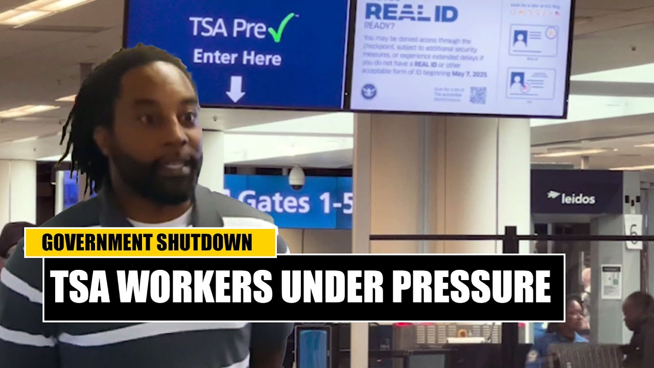 &lsquo;Please get it together:&rsquo; TSA workers feel financial strain as government shutdown drags on