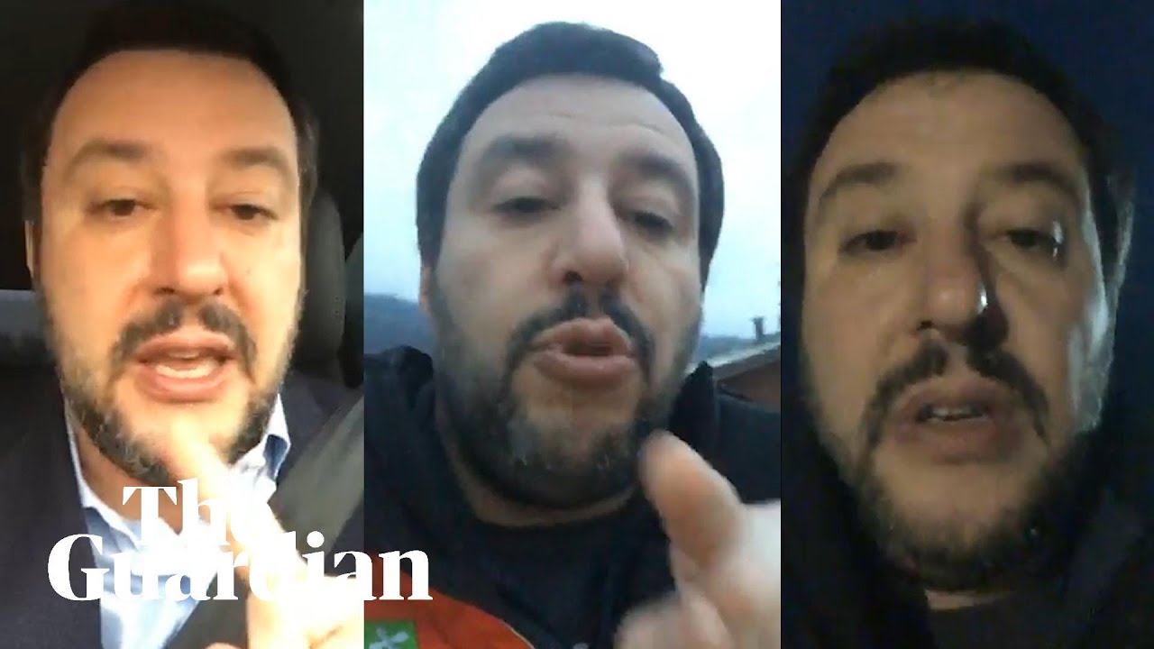 How Matteo Salvini uses Facebook live streams to exploit immigration